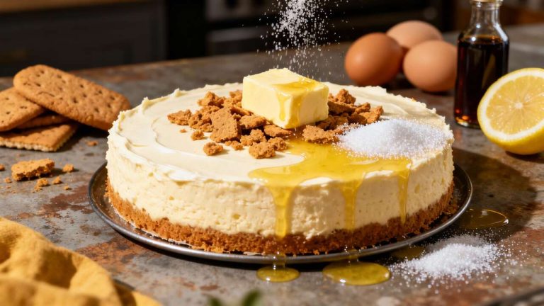 Prova questa cheesecake senza colla di pesce: facilissima e deliziosa