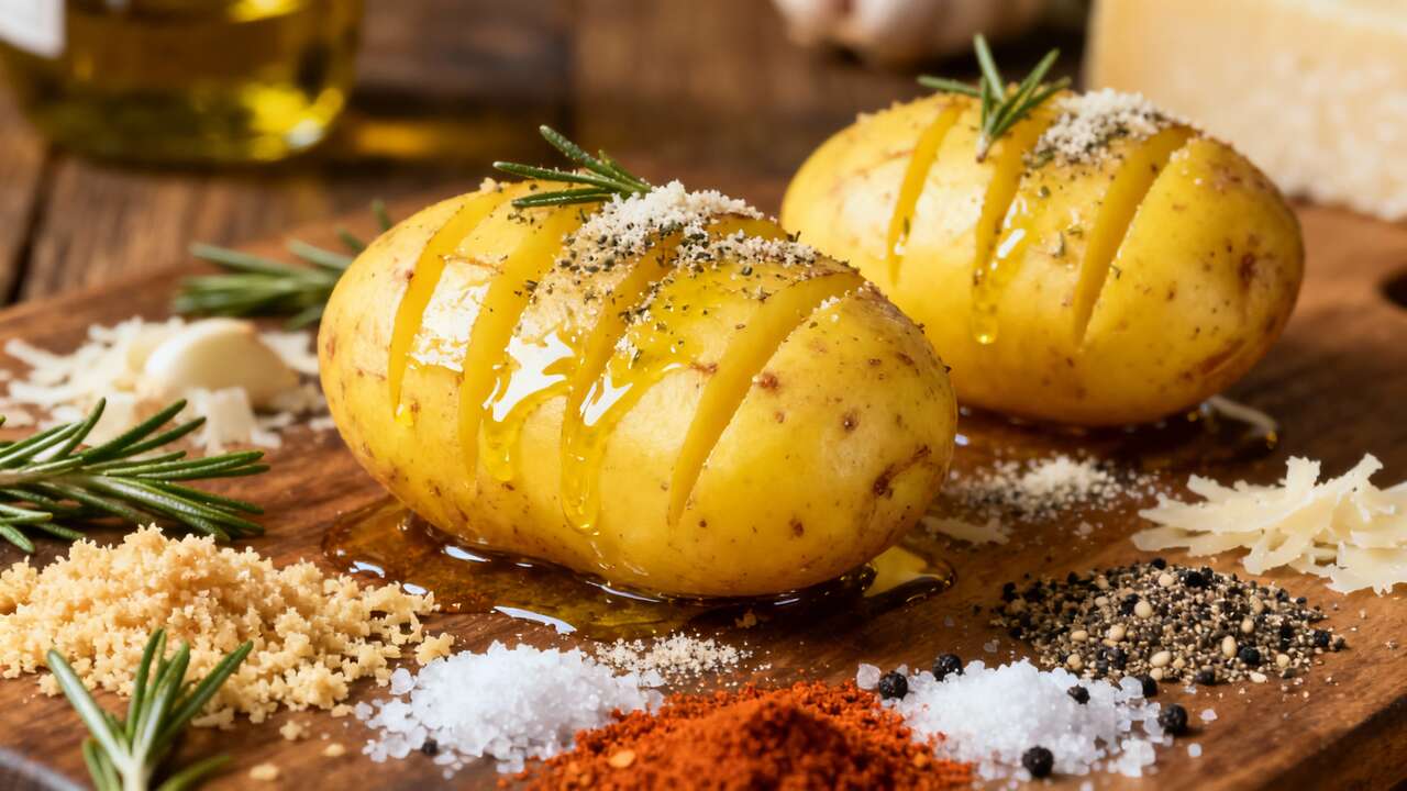 Patate Hasselback in friggitrice ad aria: ricetta facile e veloce