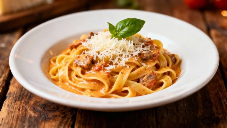 Ricetta pasta gourmet: salsa al tartufo economica e veloce