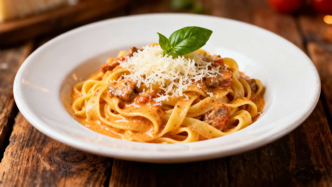 Ricetta pasta gourmet: salsa al tartufo economica e veloce