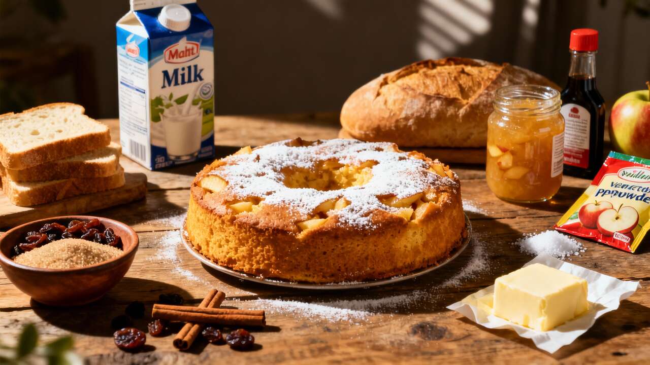 Torta di mele con pane raffermo: la ricetta salvavita da tenere sul tuo cellulare