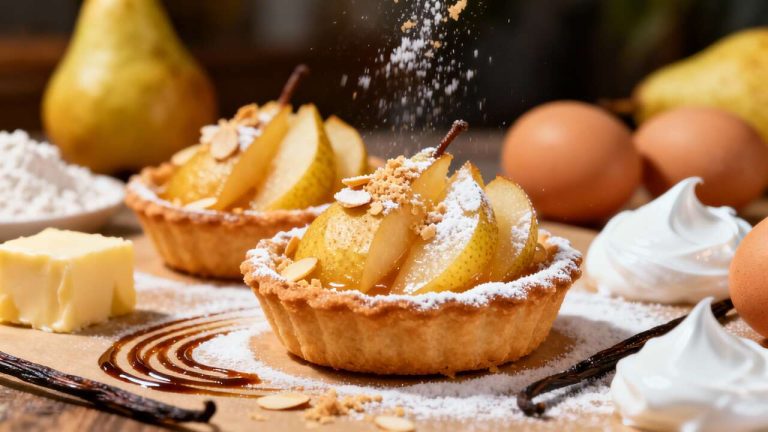 Deliziose crostatine con 2 pere e ingredienti semplici: prepara dolcetti favolosi
