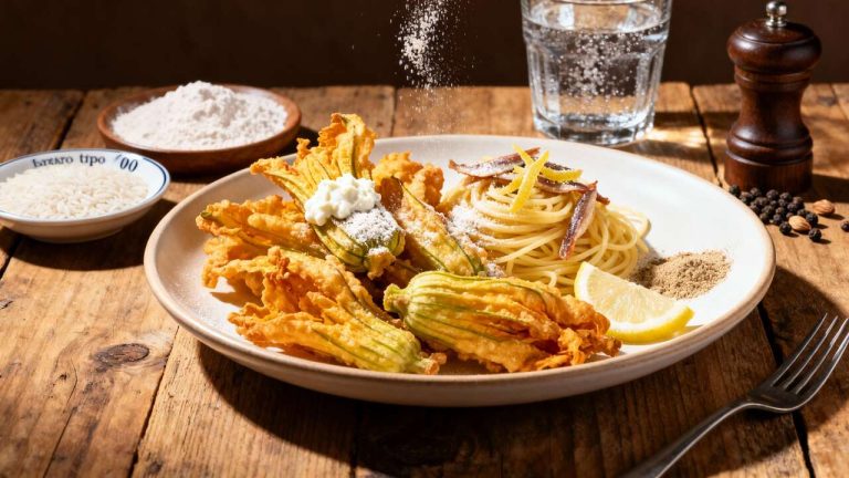 Fiori di zucca fritti: la ricetta segreta con un tocco sorprendente