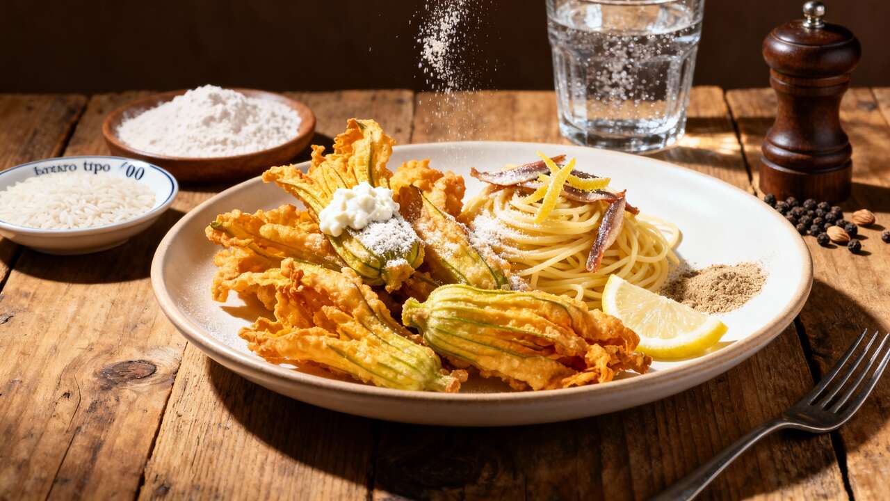 Fiori di zucca fritti: la ricetta segreta con un tocco sorprendente