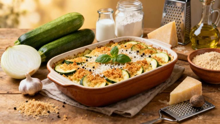 «Ho provato questo gratin di zucchine senza uova né panna: i miei figli lo adorano!»