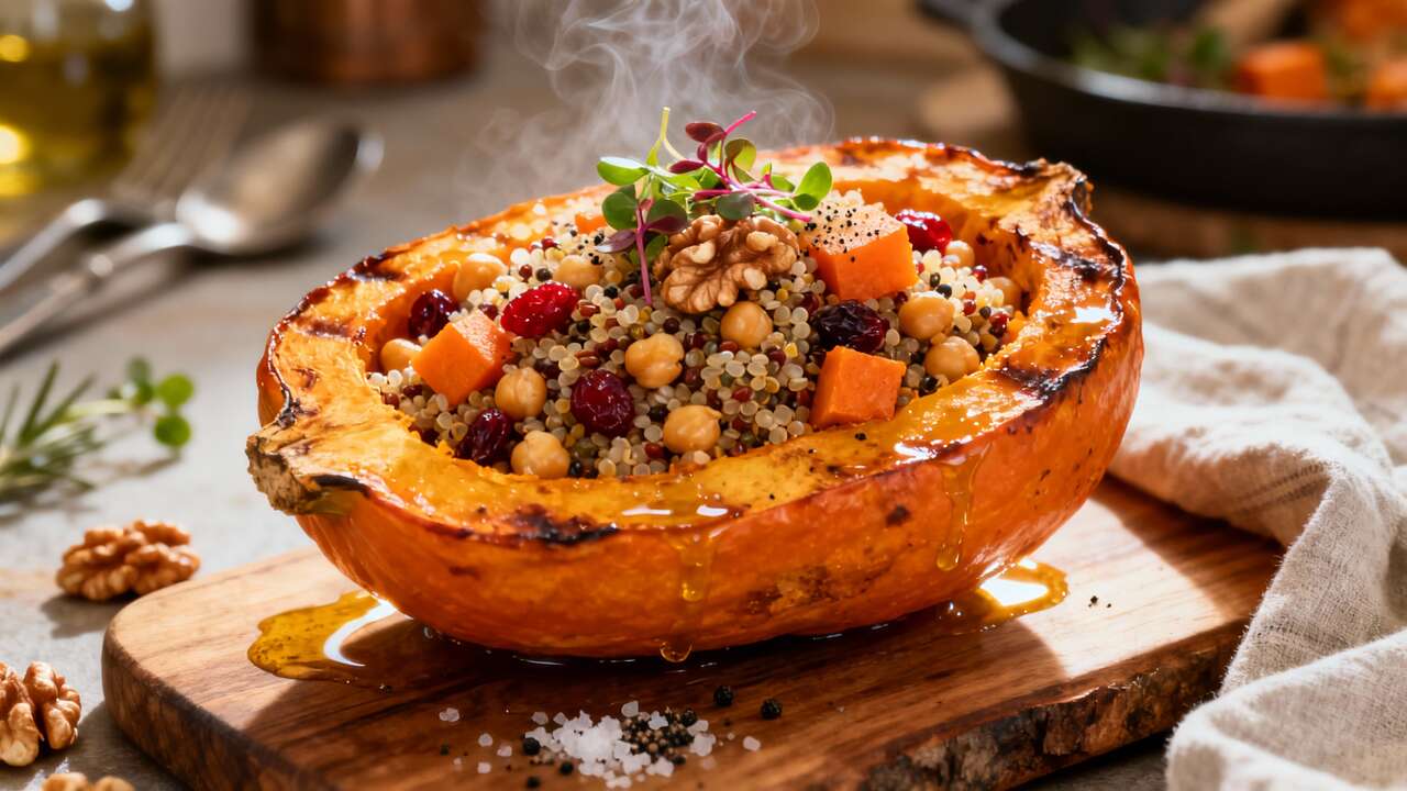 «Ho provato questa zucca ripiena: i miei ospiti mi hanno chiesto subito la ricetta!»