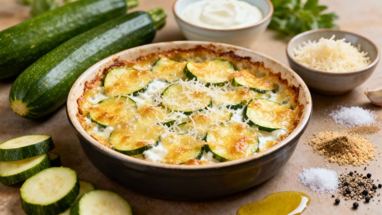 Zucchine, panna, formaggio dorato… questo gratin conquista grandi e piccoli