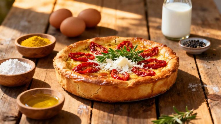 Clafoutis pomodoro-senape in 10 minuti: la versione salata che amerai